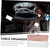 Operitacx Multi Compartment Cable Organizer Box Dustproof Cord Storage Case