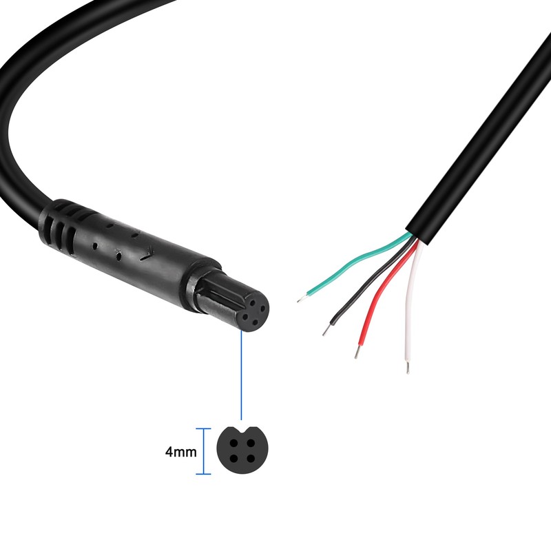 MEIRIYFA 4 Pin Dash Cam Cable Rear Camera Pigtail Cable,4