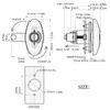 RV Lock,T-Handle Lock Kit with Keys,Motorhome Locks Garage Door Lock
