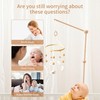 Baby Crib Mobile Arm - 30 Inch Wooden Mobile Hanger