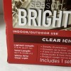 Bright Clear Icicle Lights Indoor Outdoor Season Bright 200 Set