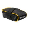 GIST Compact Bicycle Saddle Bag with Strap - Black/Yellow