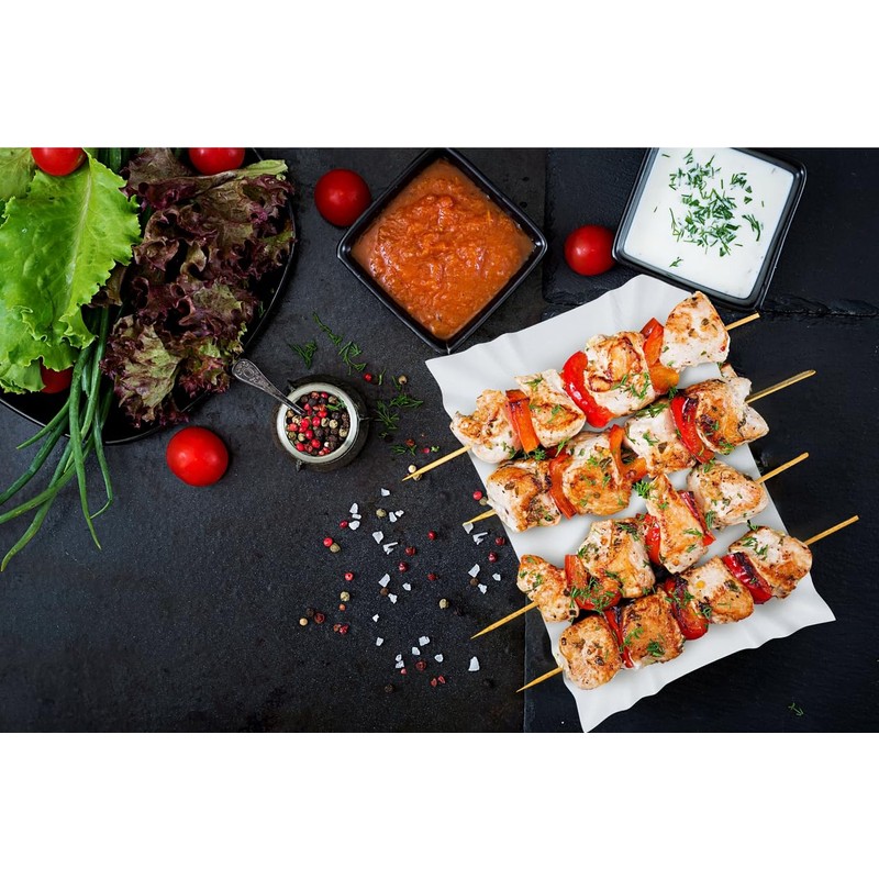 Paper Plates 14 x 20 cm Pack of 50 Rectangular