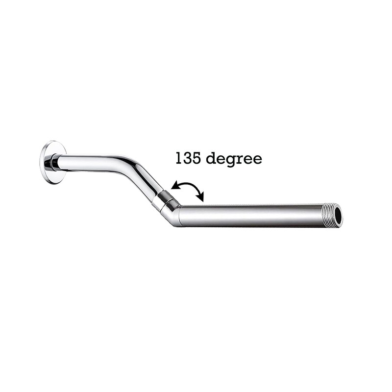 Walkinginrain 135 degrees Shower Head Elbow Adapter, Shower Arm Elbow