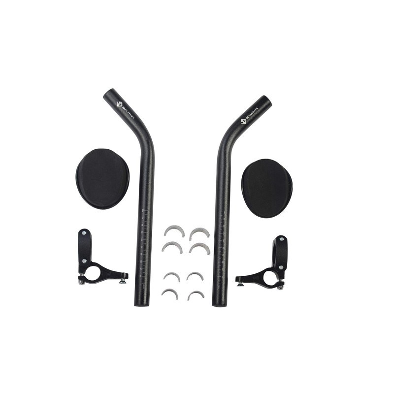 M-Wave Aero Triathlon Lightweight Aluminium Padded Handlebar Attachment for Handlebar