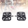Mountain Cycling Pedals Carbon Fiber 3 Bearing Anti Slip Hollow