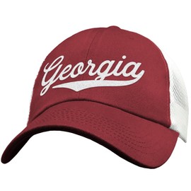 Georgia Hat for Men & Women - State University College Football Sports Style Trucker Hat - GA USA
