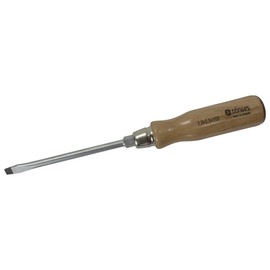 Dönges Slotted Screwdriver with Wooden Handle, 1.2 mm, 150 x 9.0 mm, 12 mm (Wooden Handle Slotted Screwdriver)