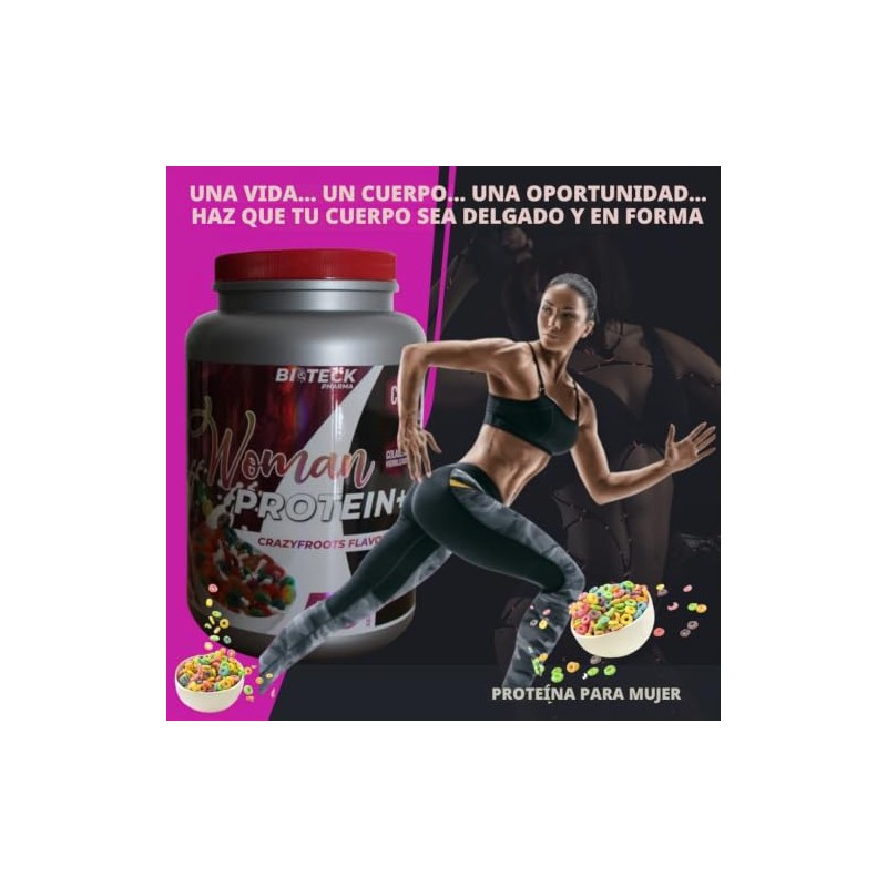 Woman protein sabor cereales frutales (CEREALES FRUTALES, 2KG)
