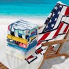 IZOD - Beach Towel, Durable Beach Accessories (Flag Collection, 40"