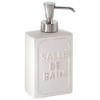 Gedy Vivienne Soap Dispenser, Ceramic, White, One Size