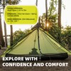 LANSHAN 1 Lightweight Backpacking Tent, 4 Season Portable Camping Tents
