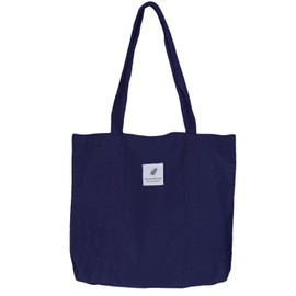 Monoa Tote Bag, Women's Fashion, Sailcloth, Handbag, Shoulder, Foldable, Eco Bag, Canvas, Sub Bag, navy