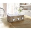 White Heart Tissue Box
