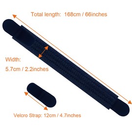 Dokoshia Adjustable Arm Sling for Shoulder Injury Support, Lightweight Forearm Brace for Fractures, Arm Support Strap for Sprains, Post-Surgery Recovery, and Wrist Immobilization Men Women Left Right (Black)