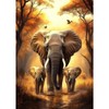 MXJSUA DIY Elephant Diamond Painting Sets for Adults, Animal Diamond