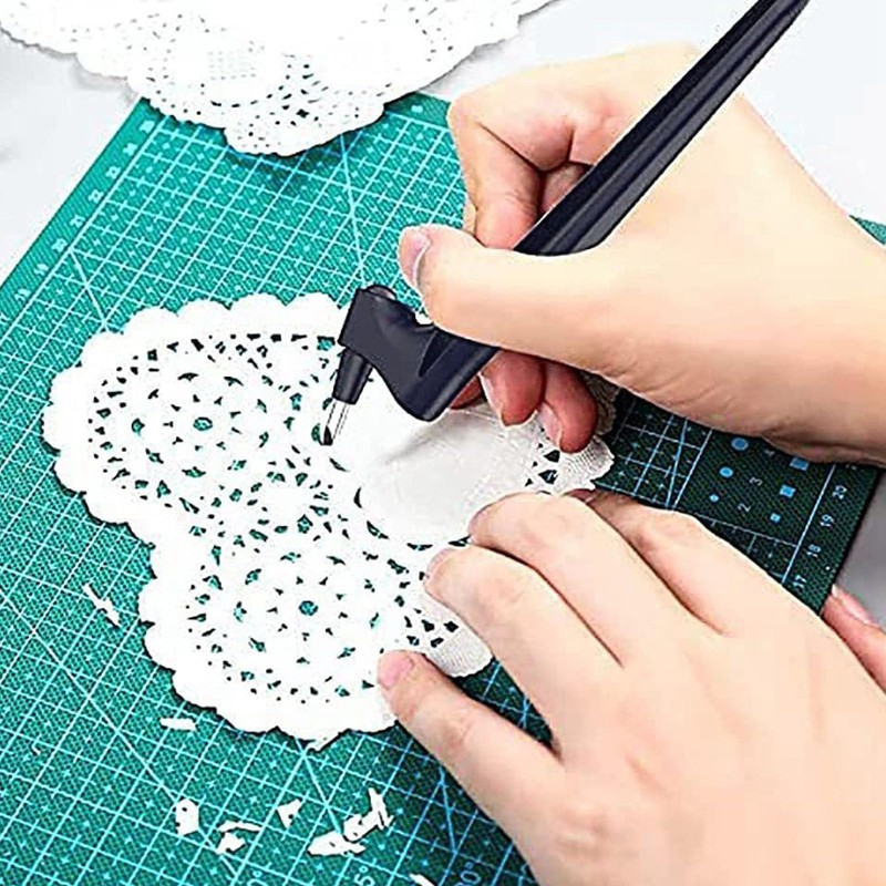 Circle Drawing Maker with Carving Tool, Round Circle Template Ruler,