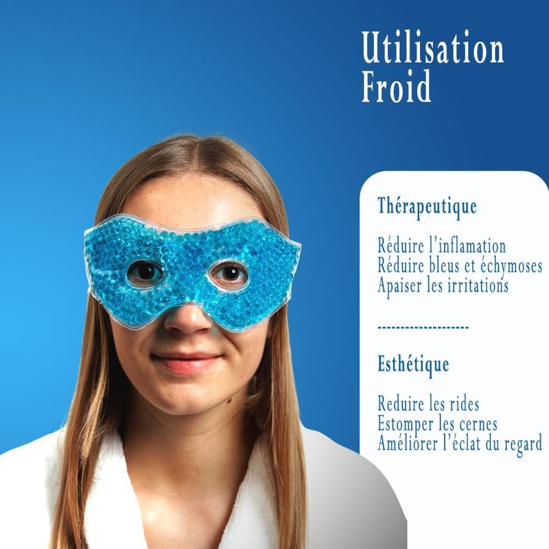 Cold Eye Mask | Gel Beads | Soothing | Concealer