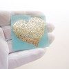 RELIGHT Heart Arabesque Pattern Sticker Sticker Metal Orgonite Decor Material