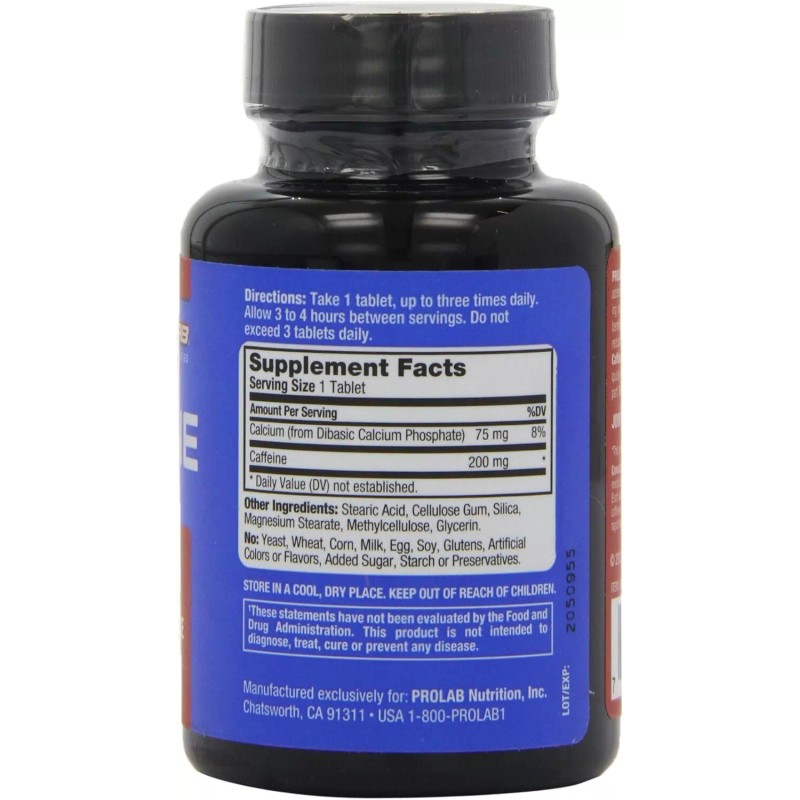 ProLab Caffeine Tablets 100 Count