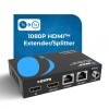OREI 1080p 1x2 HDMI™ Extender Splitter (Loop) - 230ft (cat6)