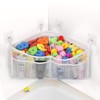 Goowin Triangle Corner Bath Toy Organizer, Quick Access Storage Holder