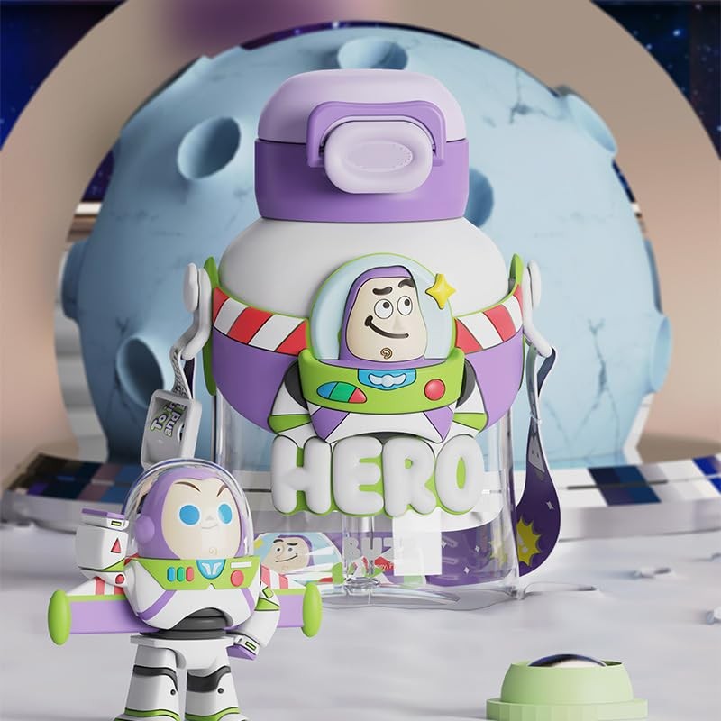 FASHION YO Buzz Water Bottle Reusable Kids 700ml PP with
