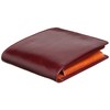 Olyce Men's Bi-fold Wallet with Olyce Leather, red (burgundy)