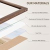 Venusmiles 16x16 Picture Frame Natural Solid Walnut Photo Frames with