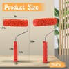 CODOHI 2 PCS 7'' Texture Roller Pattern Paint Roller for