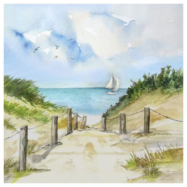 20 Napkins Way to the Sea | Maritime | Holiday