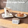 MOJIEZUO Sugar Packet Holder for Coffee Bar, Acrylic Sugar Packets