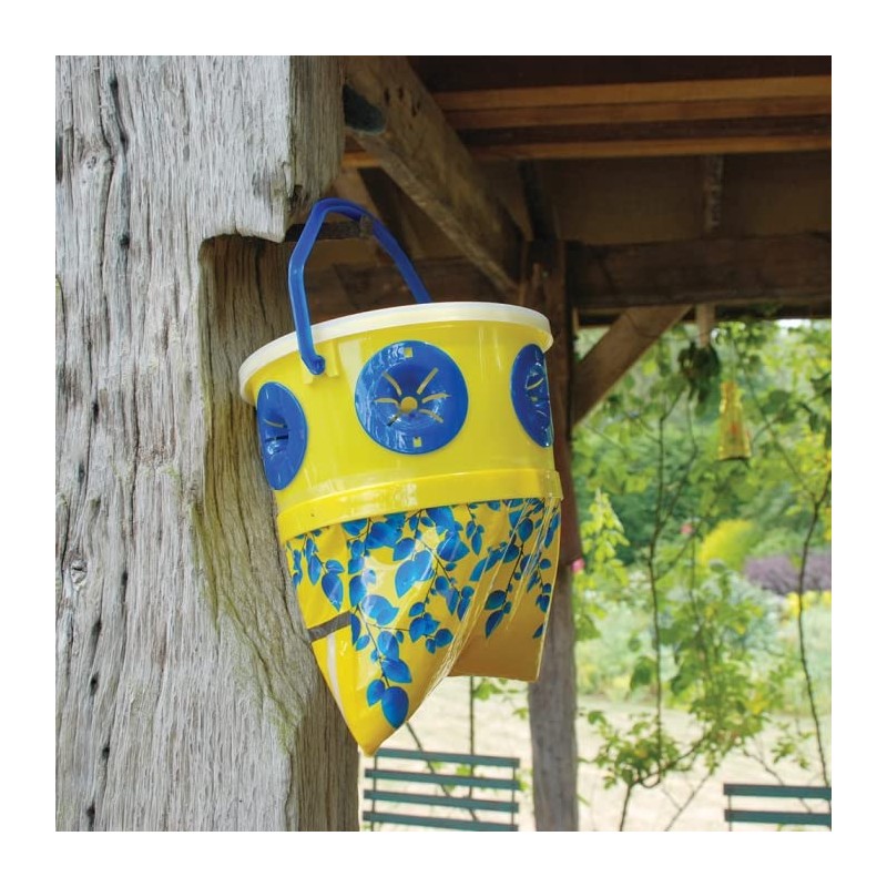 Zero In Ultra Power Ready-Baited Ultimate Outdoor Fly Trap Reusable,