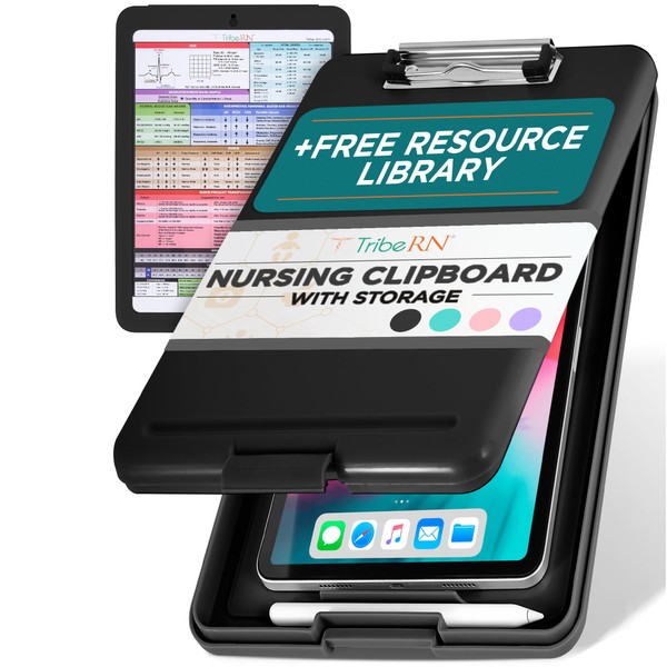 Tribe RN Tribe RN Nursing Clipboard with Storage - Medical