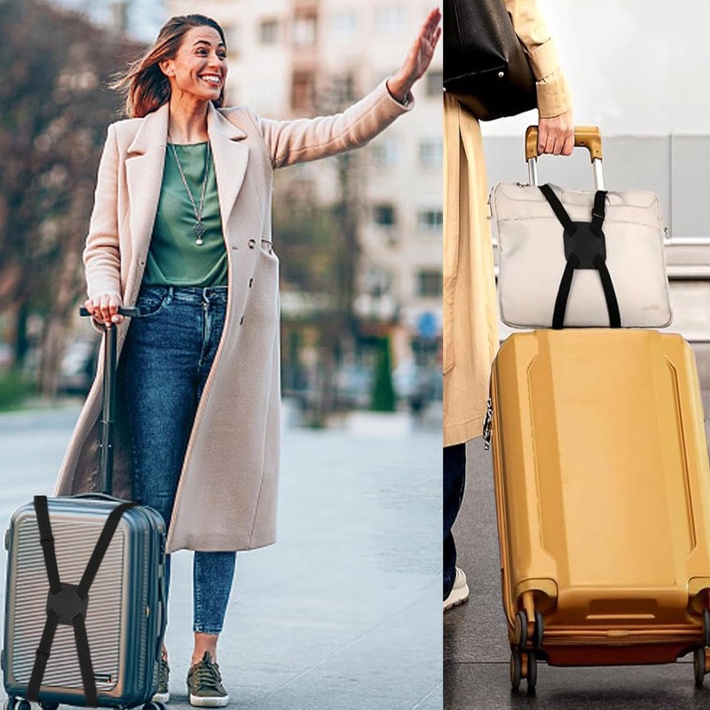 1-Pack Premium Elastic Luggage Strap | Adjustable Bungee Security Belt
