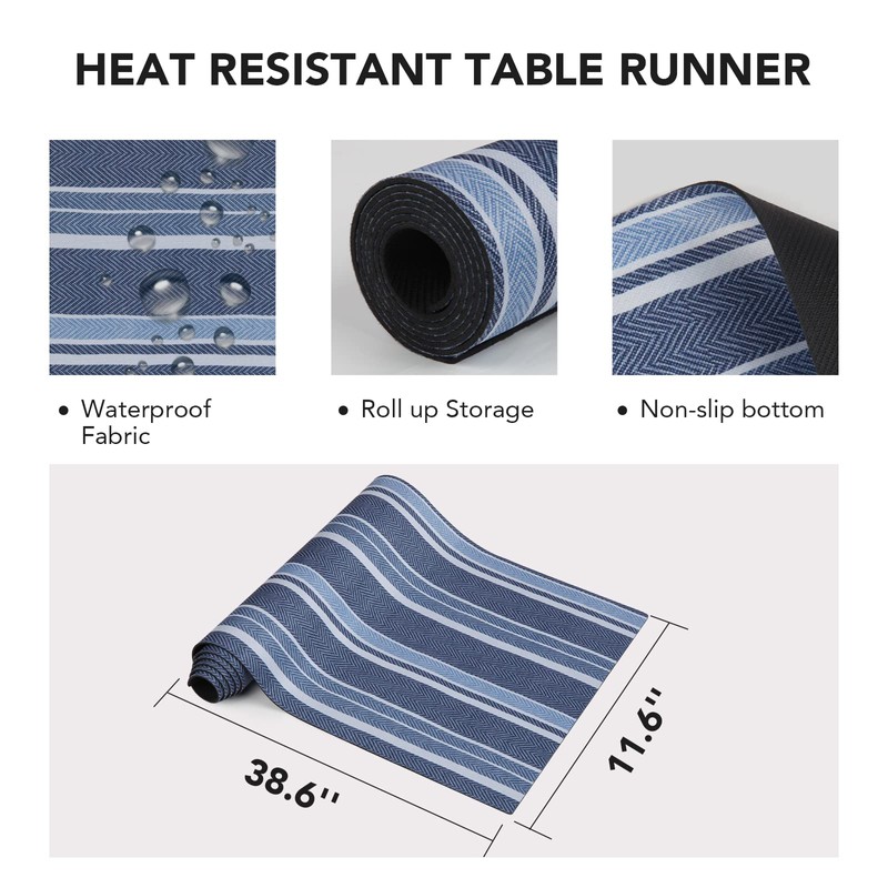 Trivet Table Runner Hot Plates Mat 12 X 40 Inch