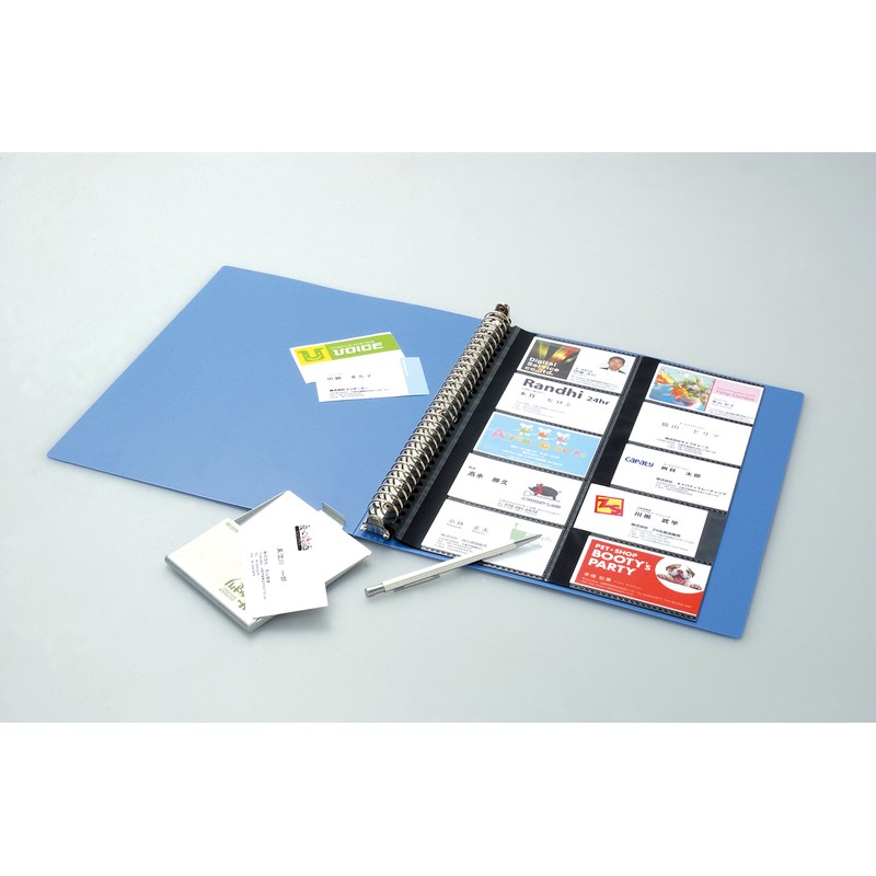nakabayasi Business Card Binder, posed , bule