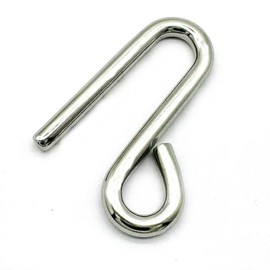 JY-MARINE Stainless Steel 316 S Hook Open End and Narrow End 5/16" Marine Grade
