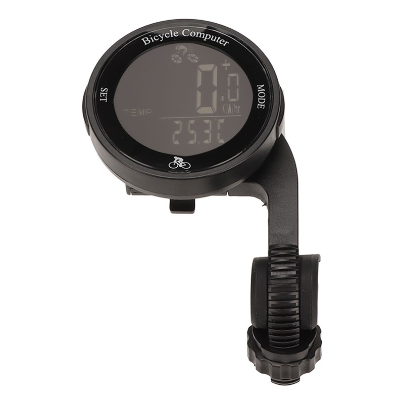 Bike Computer Speedometer Thermometer Clock Large Screen Clear Handwriting Waterproof