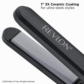 REVLON Perfect Heat Ceramic Digital Flat Iron, 1 inch