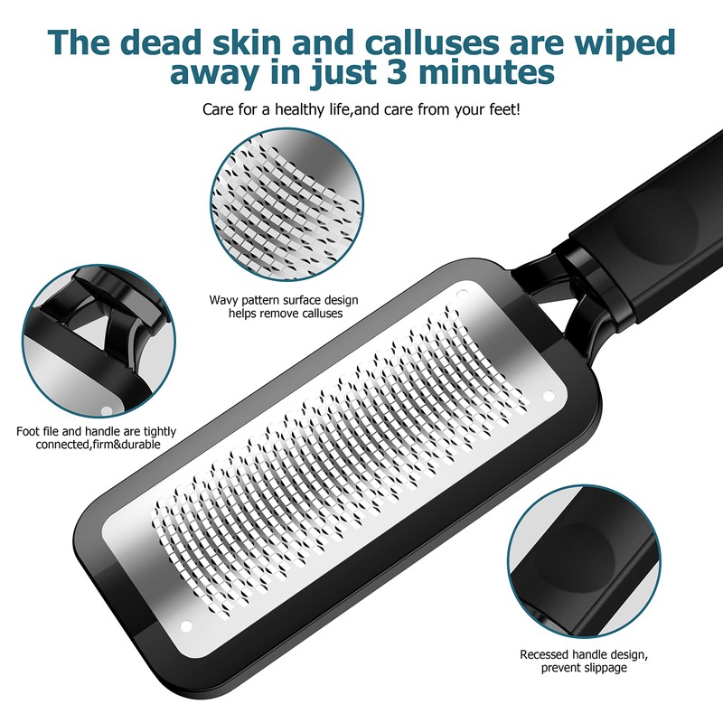 Foot File Exfoliating Remover Stainless Steel Hanging Type Exfoliating Exfoliating