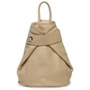 Caspar Large Women's Leather Backpack Elegant City Backpack - Classic