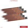 ZOFAX Nat621Amb HB Pencils Pack Hexagonal Graphite Pencils, Pack of