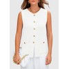 PRETTYGARDEN Women's 2025 Summer Sweater Vest Sleeveless Knit Cardigan Button