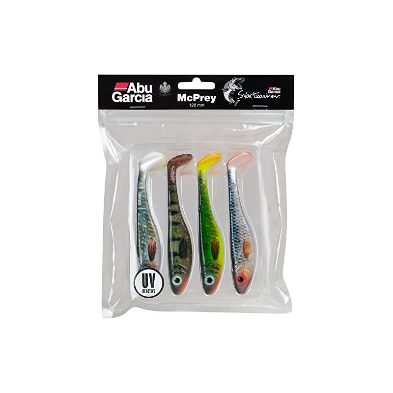 Abu Garcia Svartzonker McPrey Paddle Tail Fishing Lures for Pike