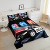 Feelyou Kids Police Car Toddler Bedding Set Policeman Boys Comforter