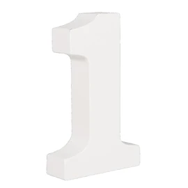 Rayher MDF Number 1, FSC 100%, 6.7 x 2 x 11 cm, 64601102