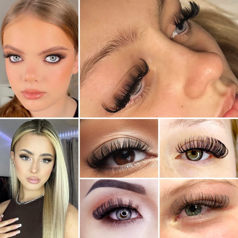 10 Pairs of 3D False Eyelashes Russian False Eyelashes Natural