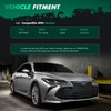 SCITOO Glossy Black Front Bumper Lip Fits for 2019-2021 for
