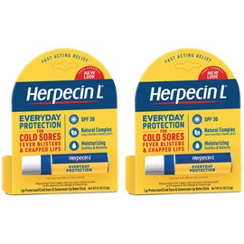 Herpecin-L Lip Balm SPF 30, 0.1 oz per Stick (2 pack)